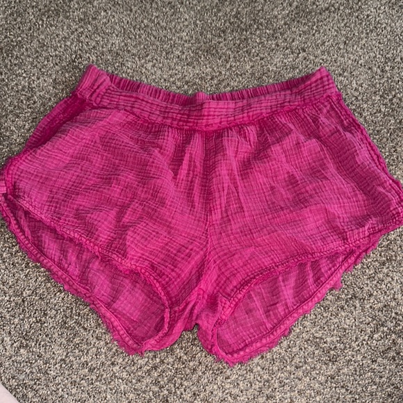 Free People Pants - Free people cover up gauze short. EUC .  Size large.